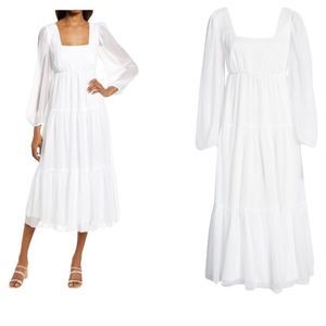 Chelsea 28 Dress White Chiffon Size XXS